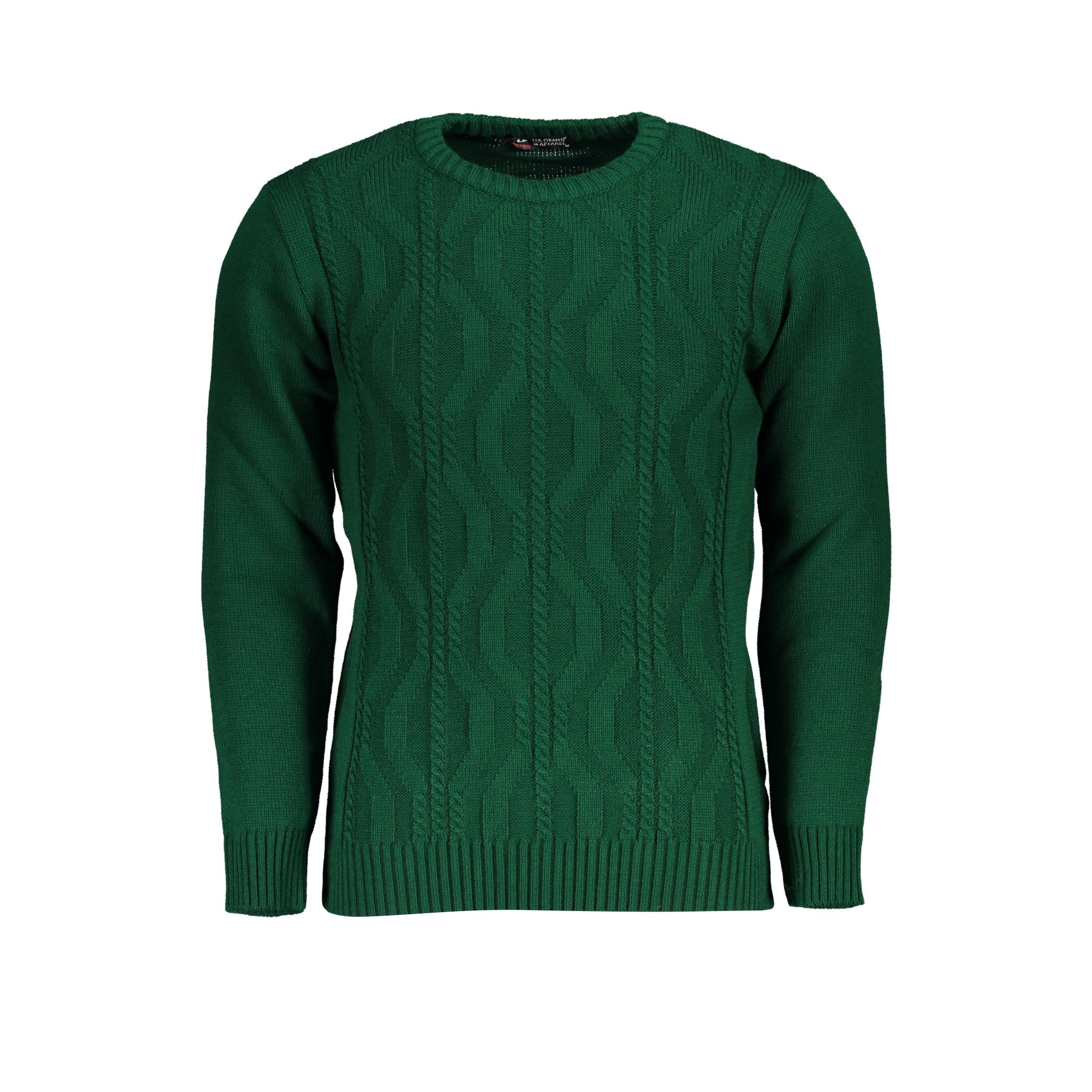 Снимка на Мъжки зелен пуловер us grand U.S. GRAND