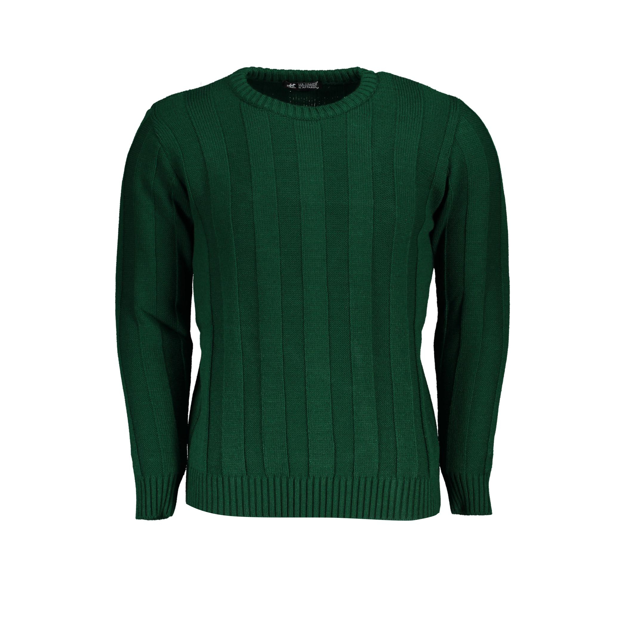 Снимка на Мъжки зелен пуловер us grand U.S. GRAND
