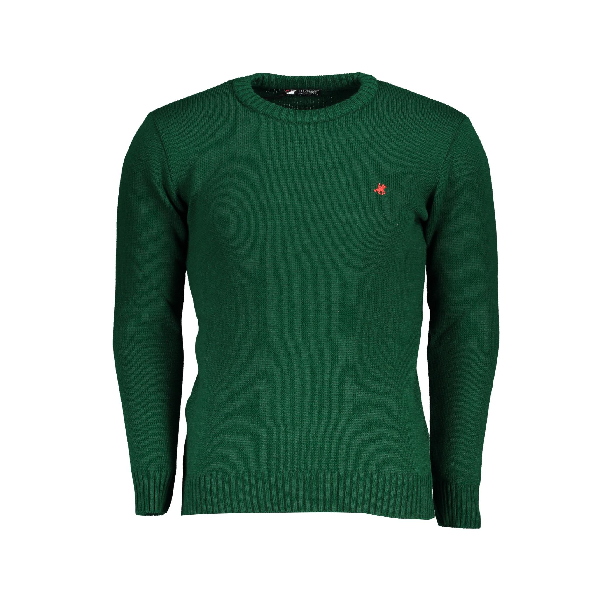 Снимка на Мъжки зелен пуловер us grand U.S. GRAND