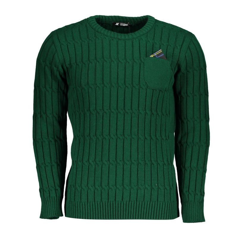 Мъжки зелен пуловер us grand