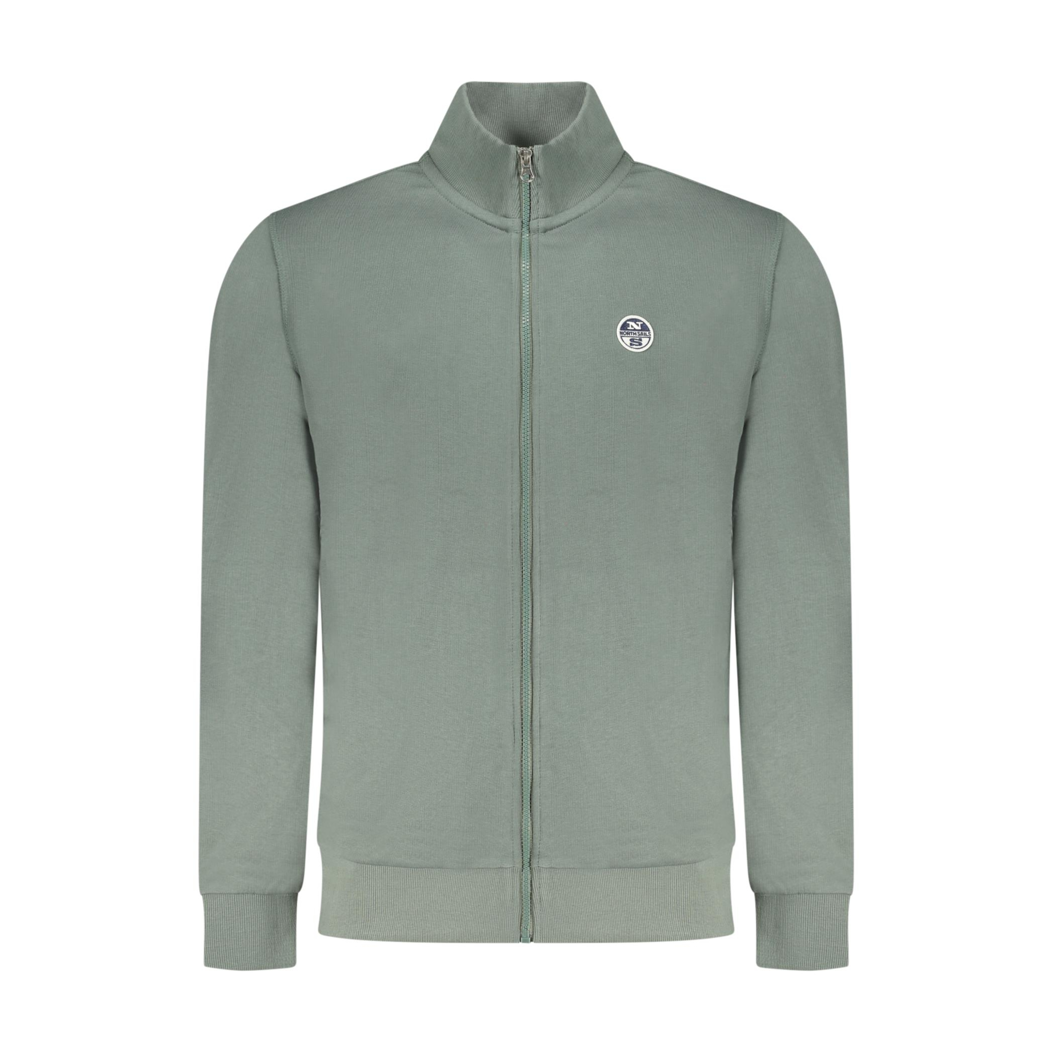 Снимка на Мъжки зелен суитшърт с цип  NORTH SAILS