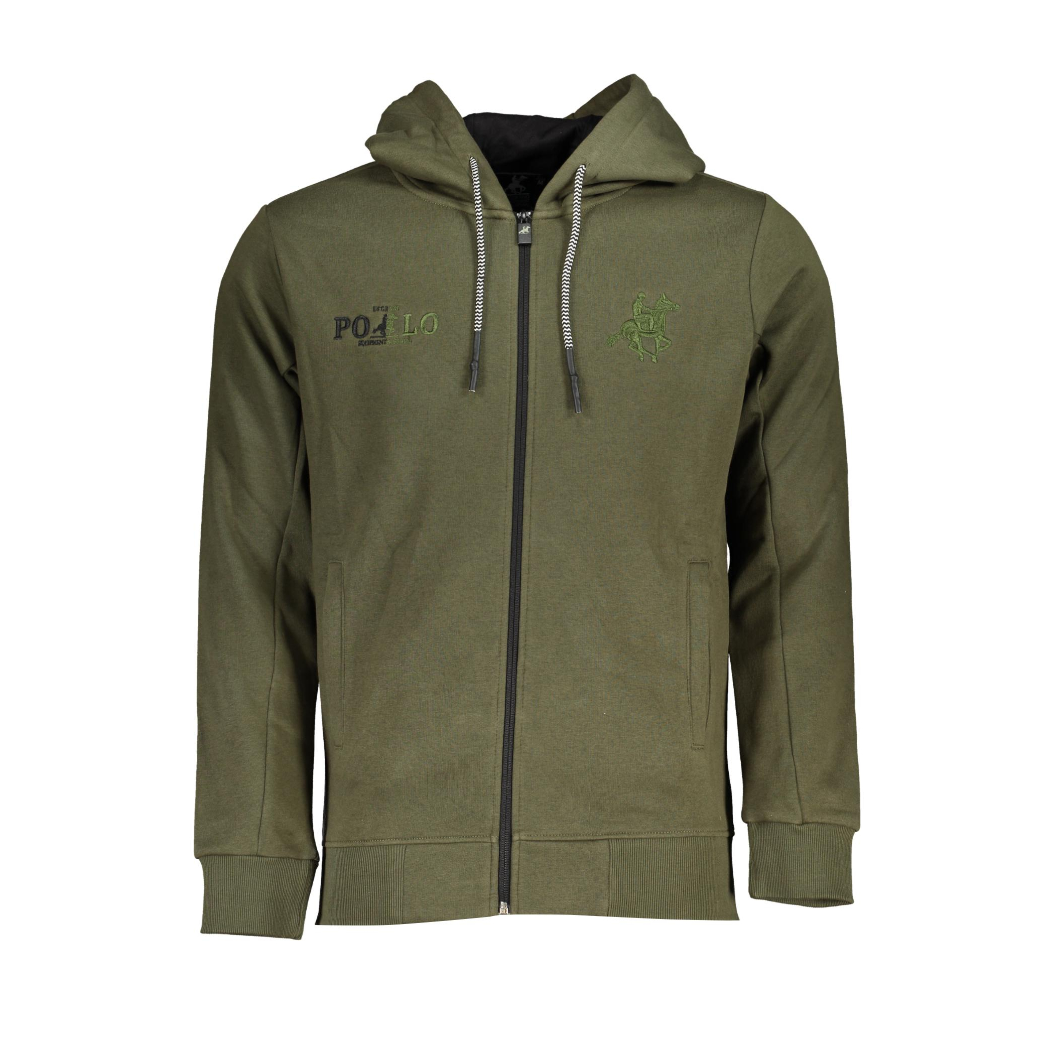 Снимка на Мъжки зелен суитшърт с цип us grand U.S. GRAND