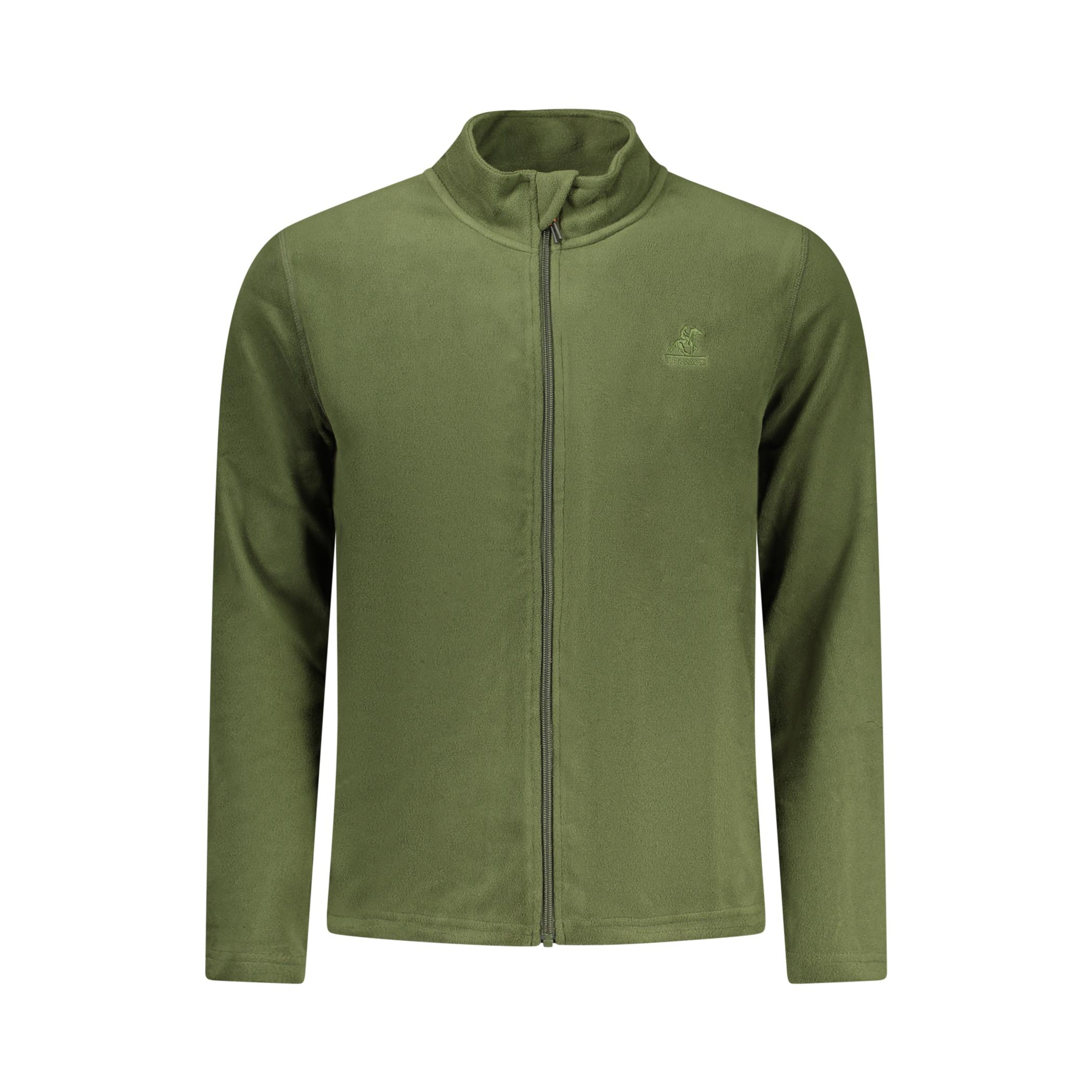 Снимка на Мъжки зелен суитшърт с цип us grand U.S. GRAND