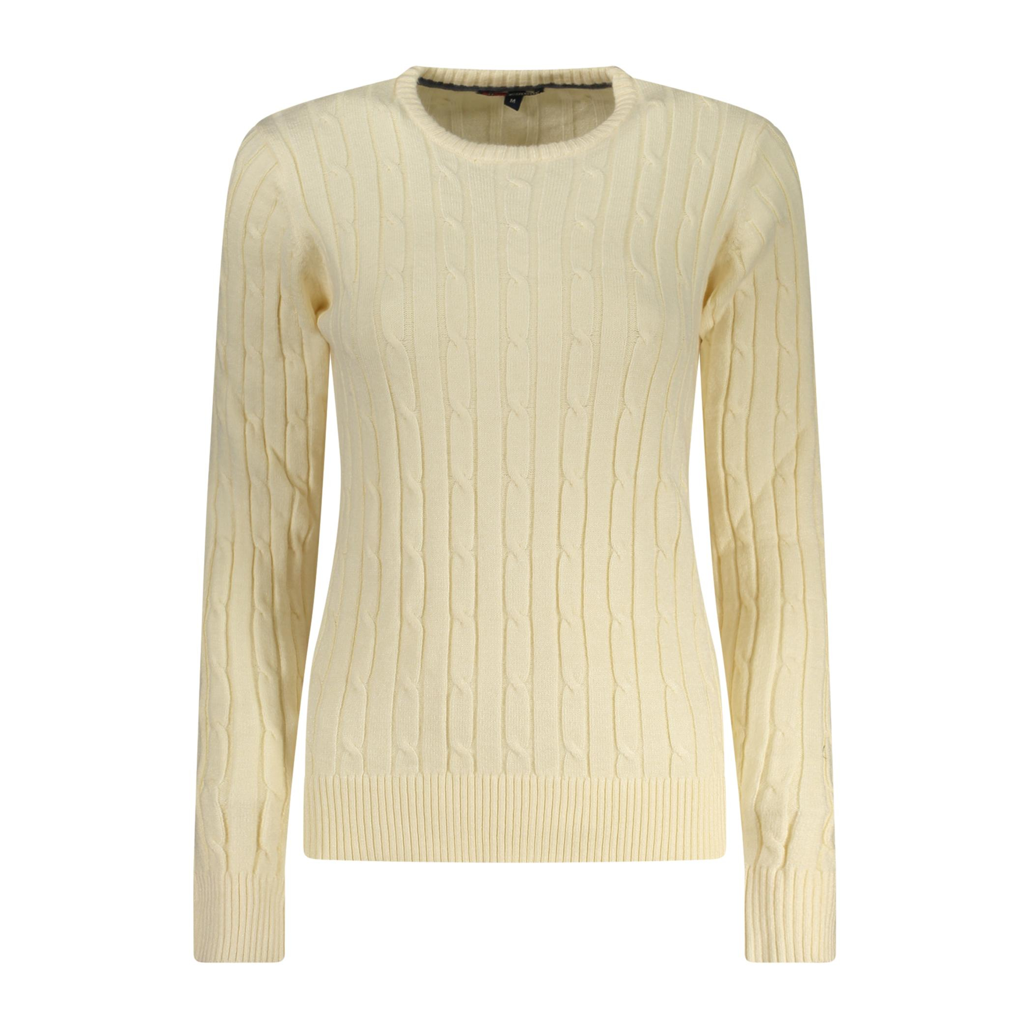 Снимка на Норвегия 1963 дамски бял пуловер NORWAY 1963