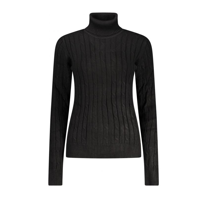 Норвегия 1963 дамски черен пуловер