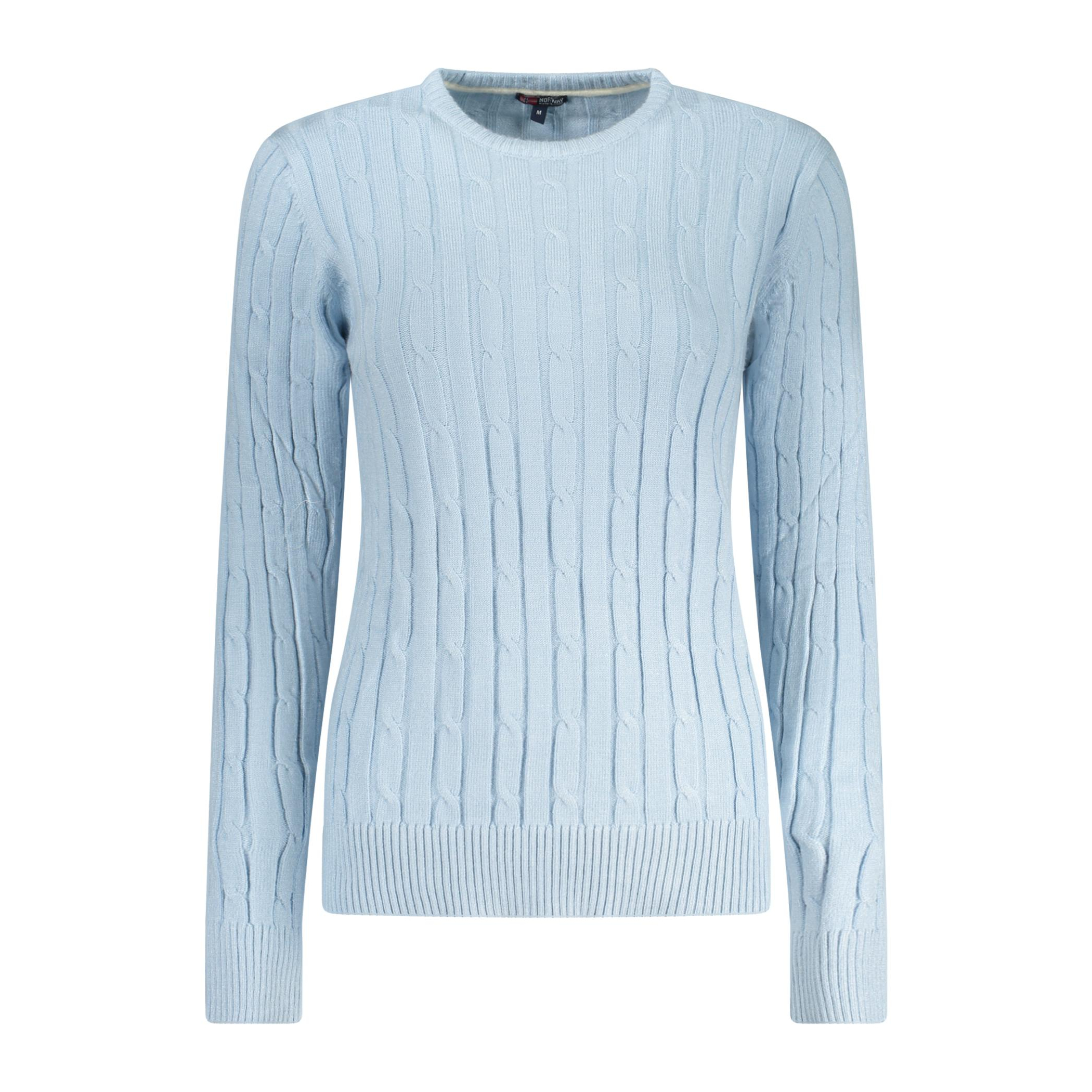 Снимка на Норвегия 1963 дамски син пуловер NORWAY 1963