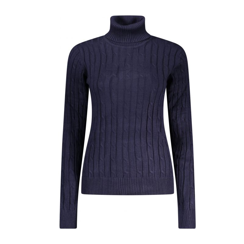 Норвегия 1963 дамски син пуловер