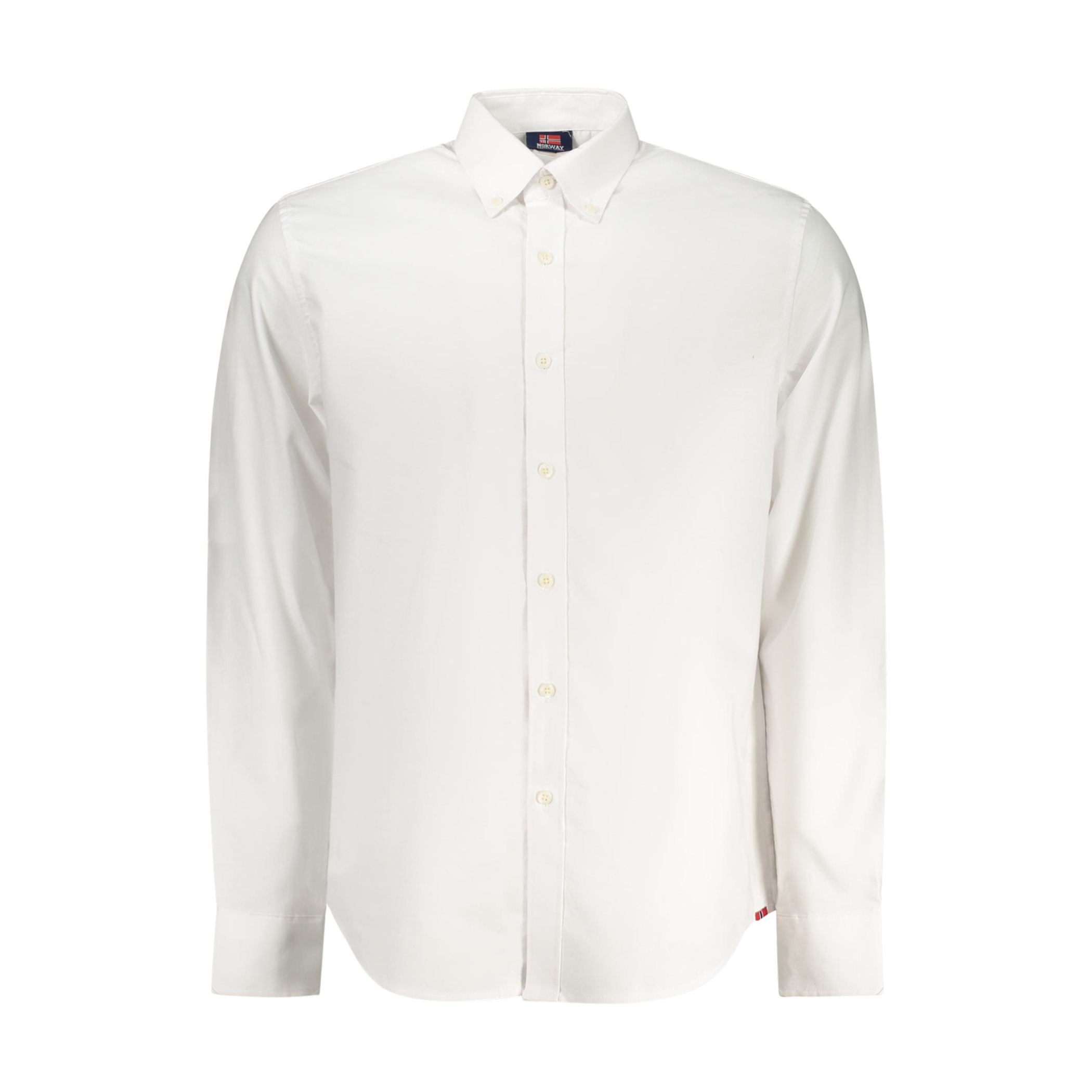 Снимка на Норвегия 1963 мъжка бяла риза с дълъг ръкав NORWAY 1963