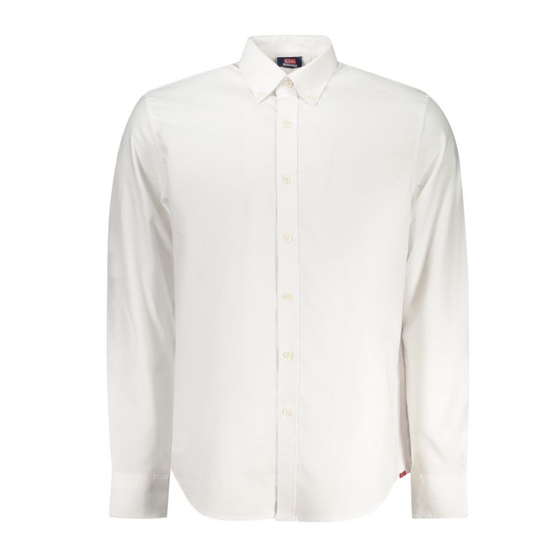 Норвегия 1963 мъжка бяла риза с дълъг ръкав