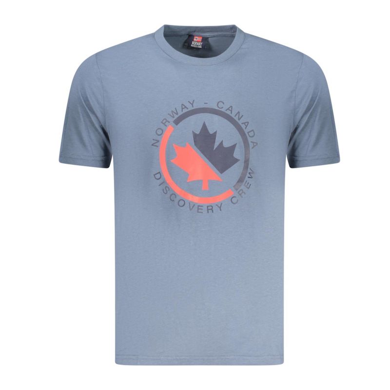 Норвегия 1963 мъжка тениска с къс ръкав, синя