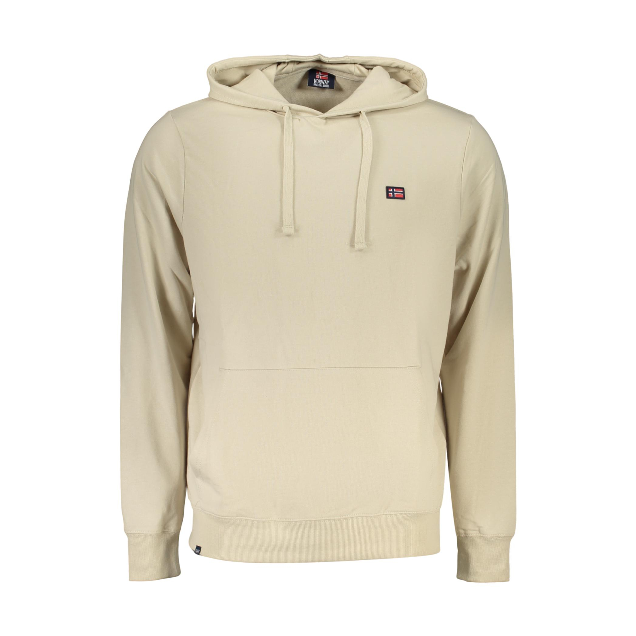 Снимка на Норвегия 1963 мъжки бежов суитшър с цип NORWAY 1963