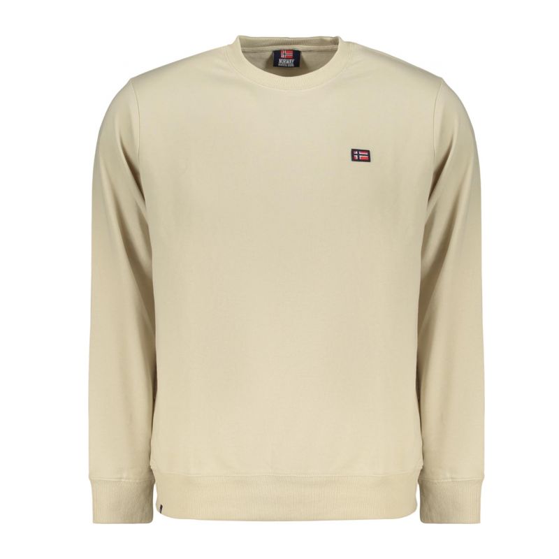 Норвегия 1963 мъжки бежов суитшър с цип