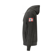 Снимка  на Норвегия 1963 мъжки черен суитшър с цип NORWAY 1963 
