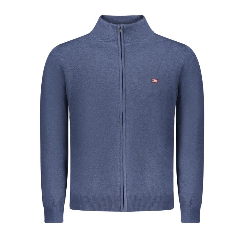 Норвегия 1963 мъжки син кардиган