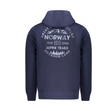 Снимка  на Норвегия 1963 мъжки синя блузер с цип NORWAY 1963 
