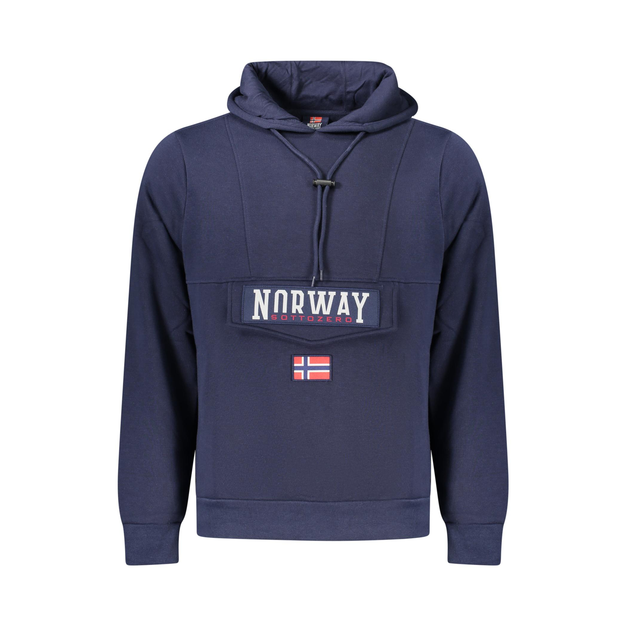 Снимка на Норвегия 1963 мъжки синя блузер с цип NORWAY 1963