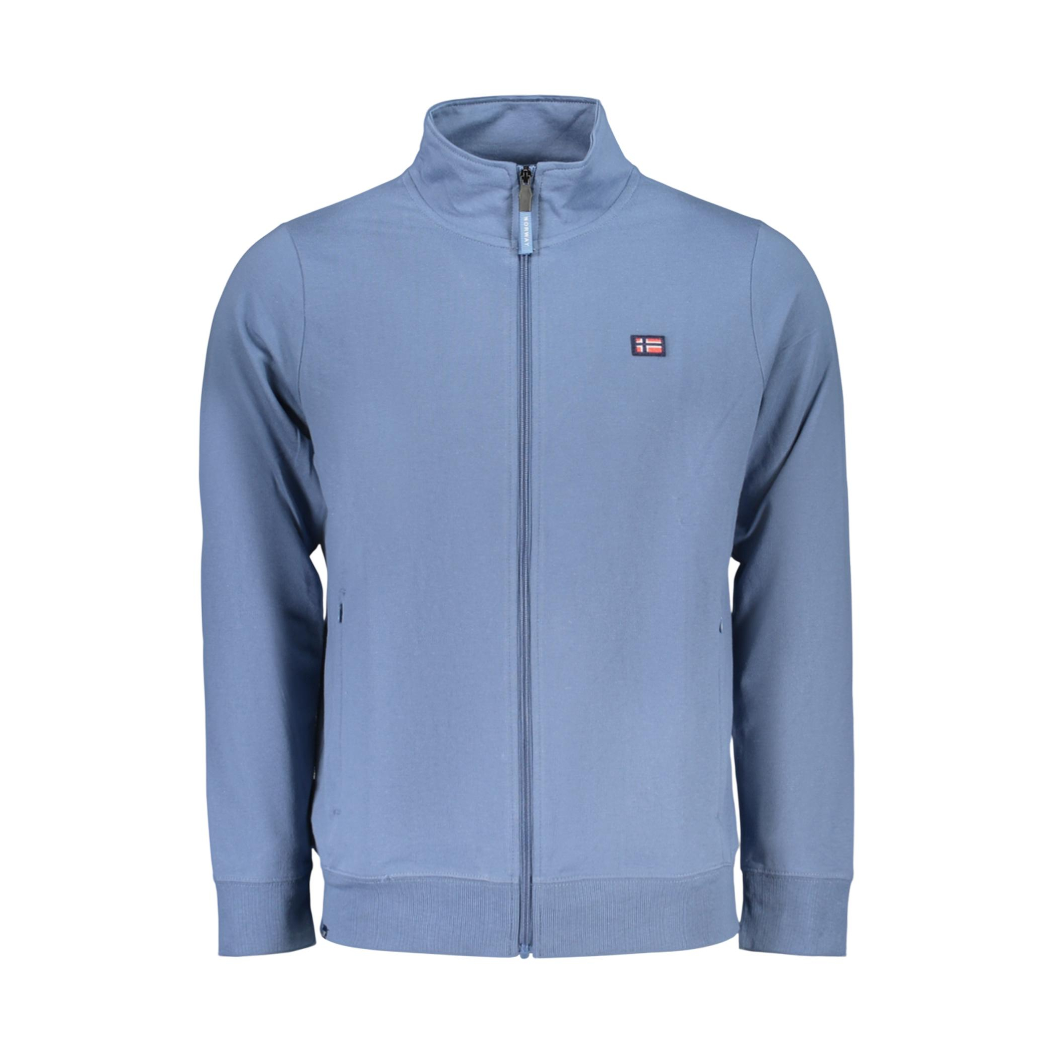 Снимка на Норвегия 1963 мъжки синя блузер с цип NORWAY 1963