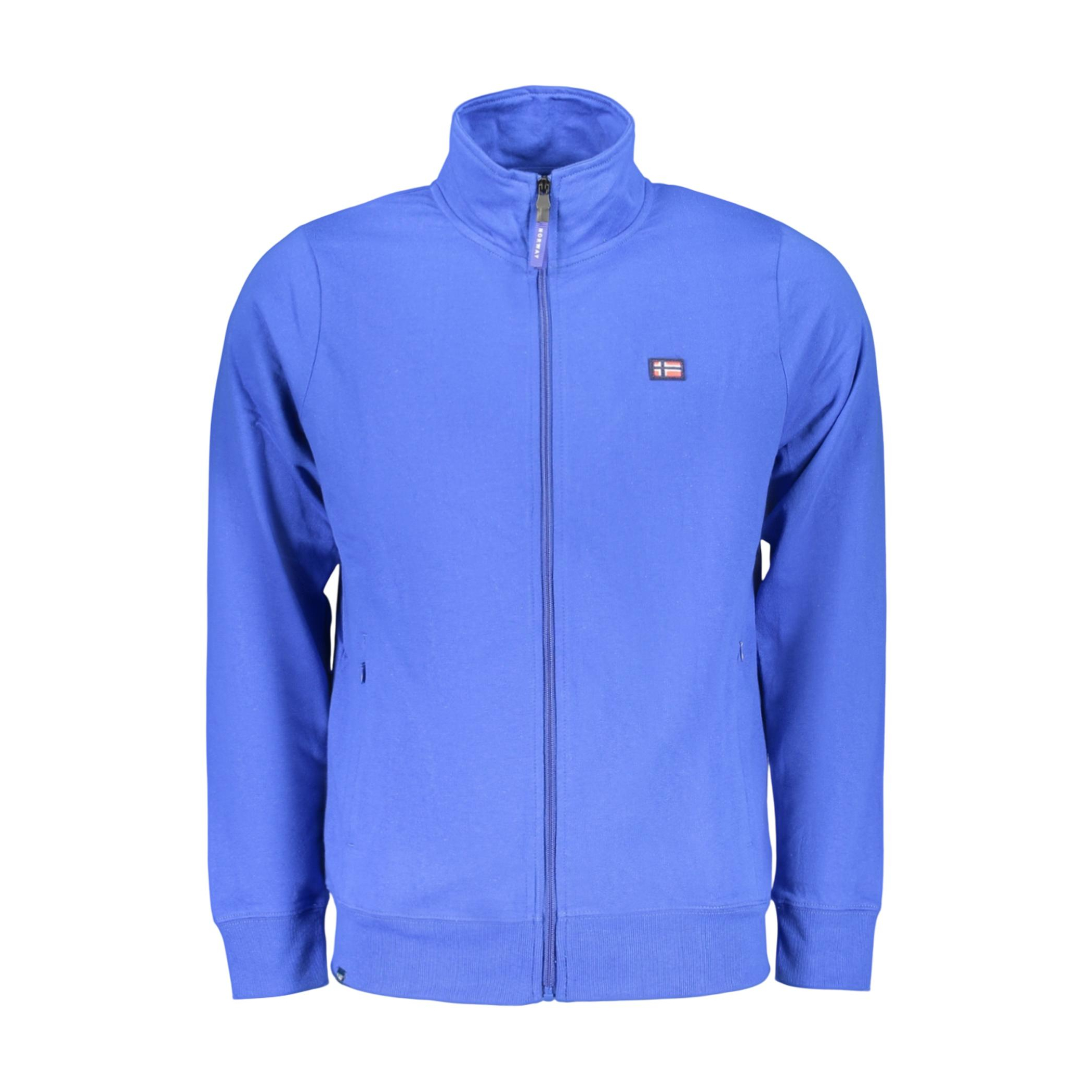 Снимка на Норвегия 1963 мъжки синя блузер с цип NORWAY 1963