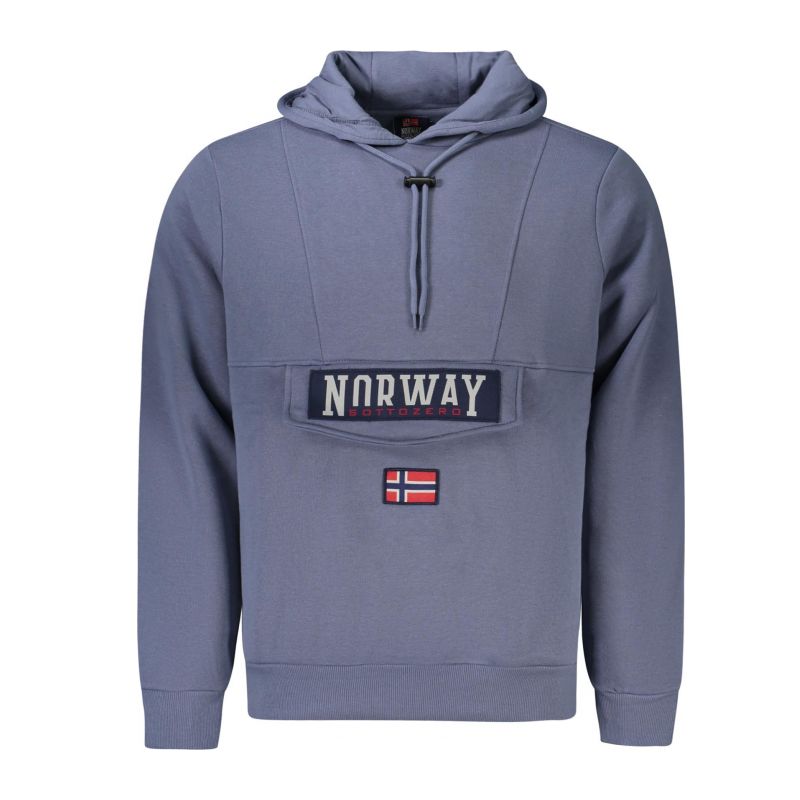 Снимка на Норвегия 1963 мъжки синя блузер с цип NORWAY 1963 