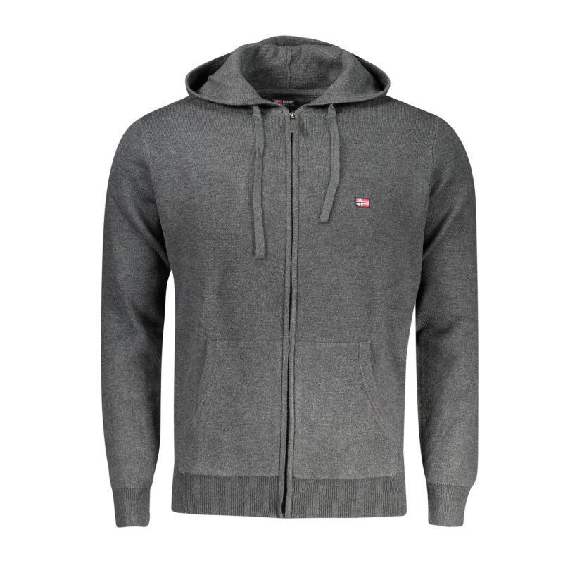 Норвегия 1963 мъжки сив кардиган