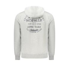 Снимка  на Норвегия 1963 мъжки сив суитшърт с цип NORWAY 1963 