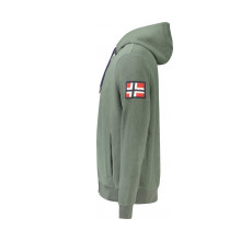 Снимка  на Норвегия 1963 мъжки зелен суитшърт с цип NORWAY 1963 