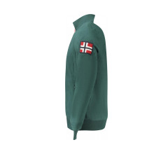 Снимка  на Норвегия 1963 мъжки зелен суитшърт с цип NORWAY 1963 