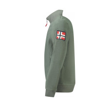 Снимка  на Норвегия 1963 мъжки зелен суитшърт с цип NORWAY 1963 