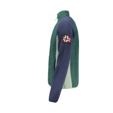 Снимка  на Норвегия 1963 мъжки зелен суитшърт с цип NORWAY 1963 