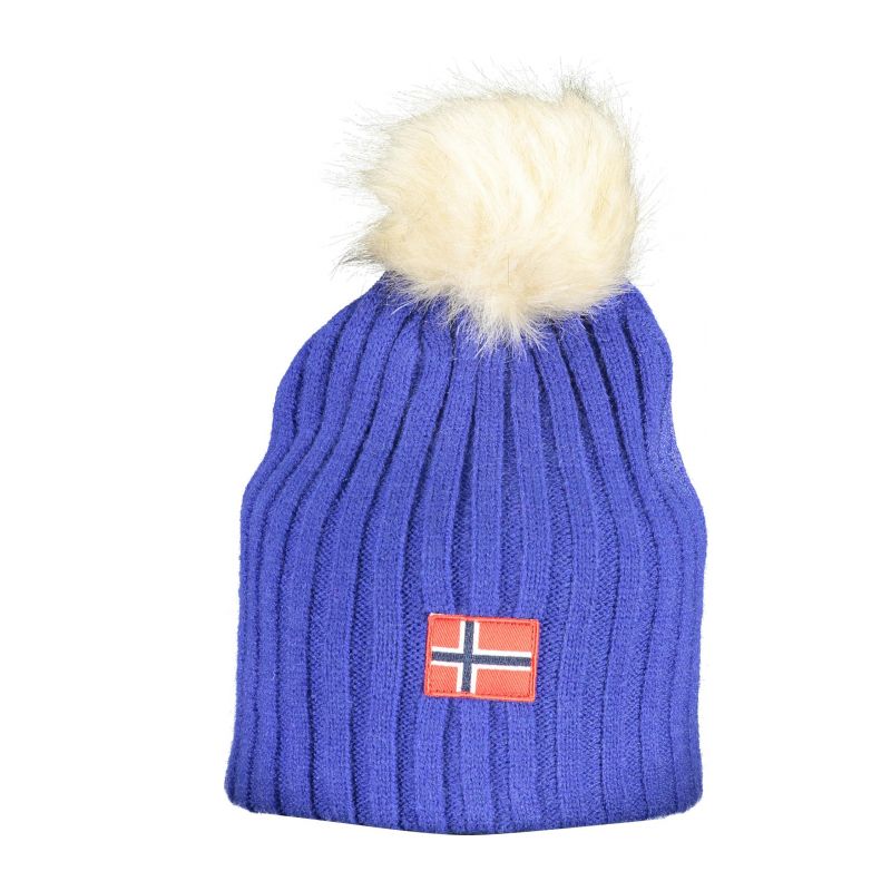 NORWAY 1963 Норвегия 1963 синя дамска шапка цвят син OneMoreTrend