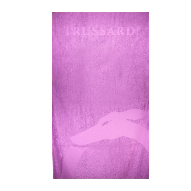 Снимка на Плажна дамска хавлия jeans лилава TRUSSARDI 