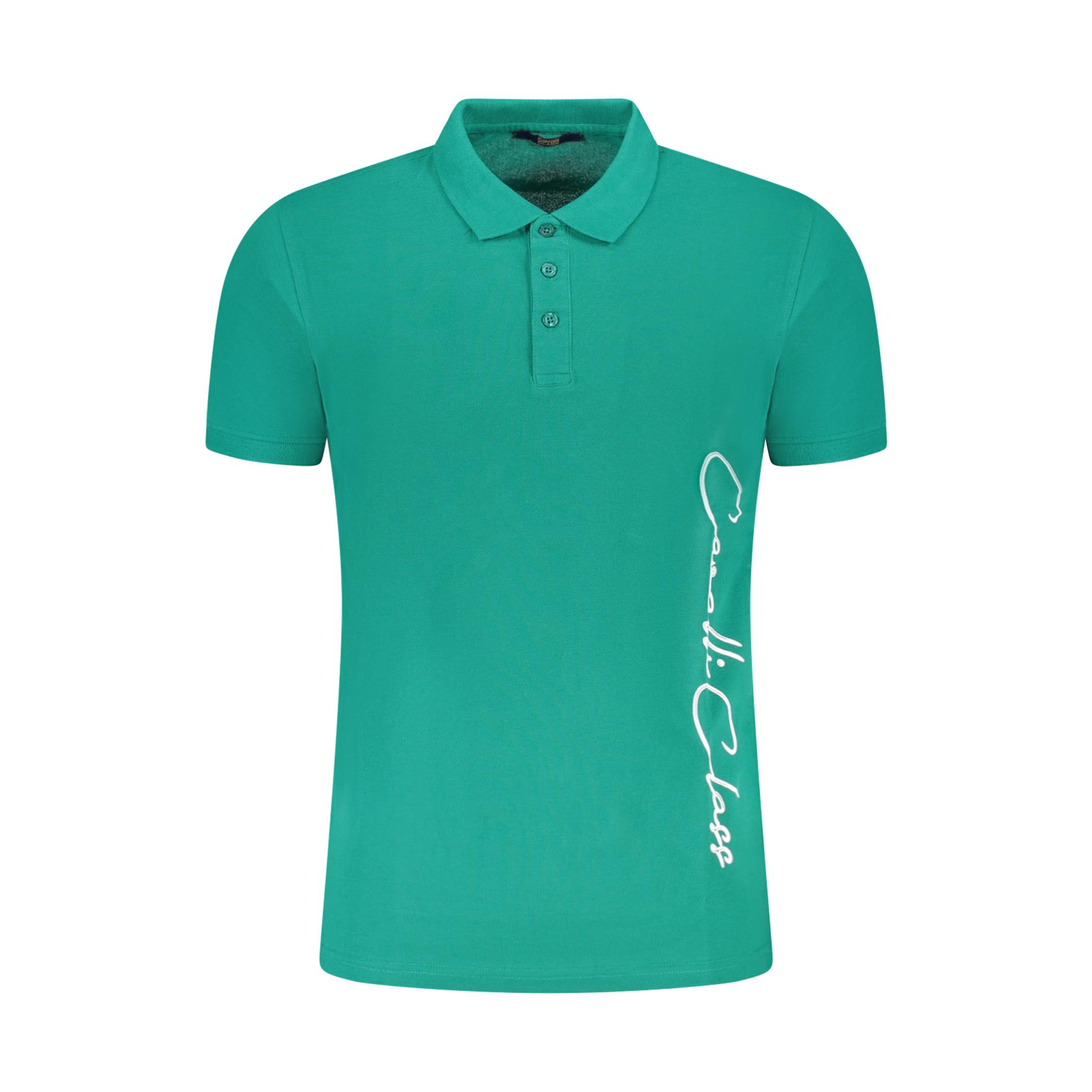Снимка на Polo с къс ръкав мъже зелено CAVALLI CLASS