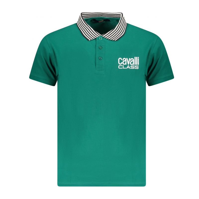 Снимка на Polo с къс ръкав мъже зелено CAVALLI CLASS 