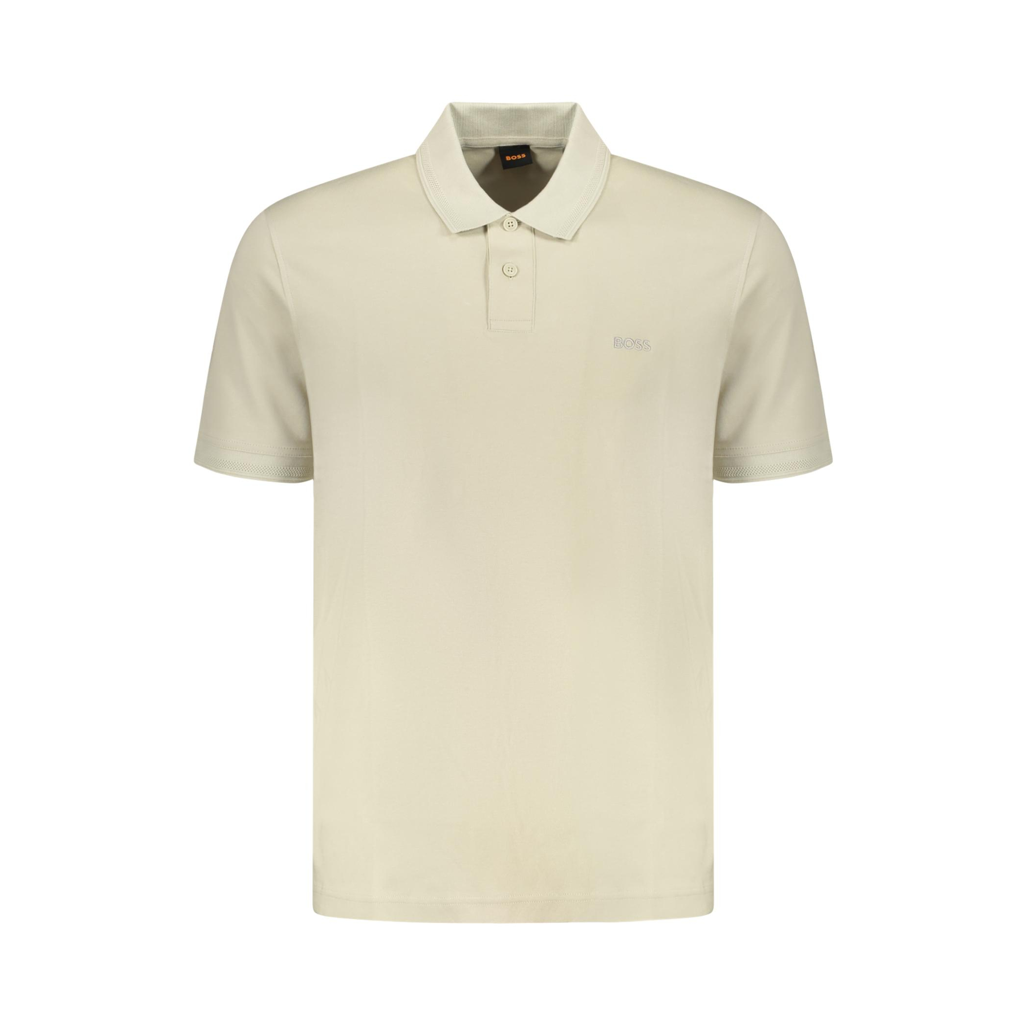 Снимка на Polo с къс ръкав мъжки бежов BOSS