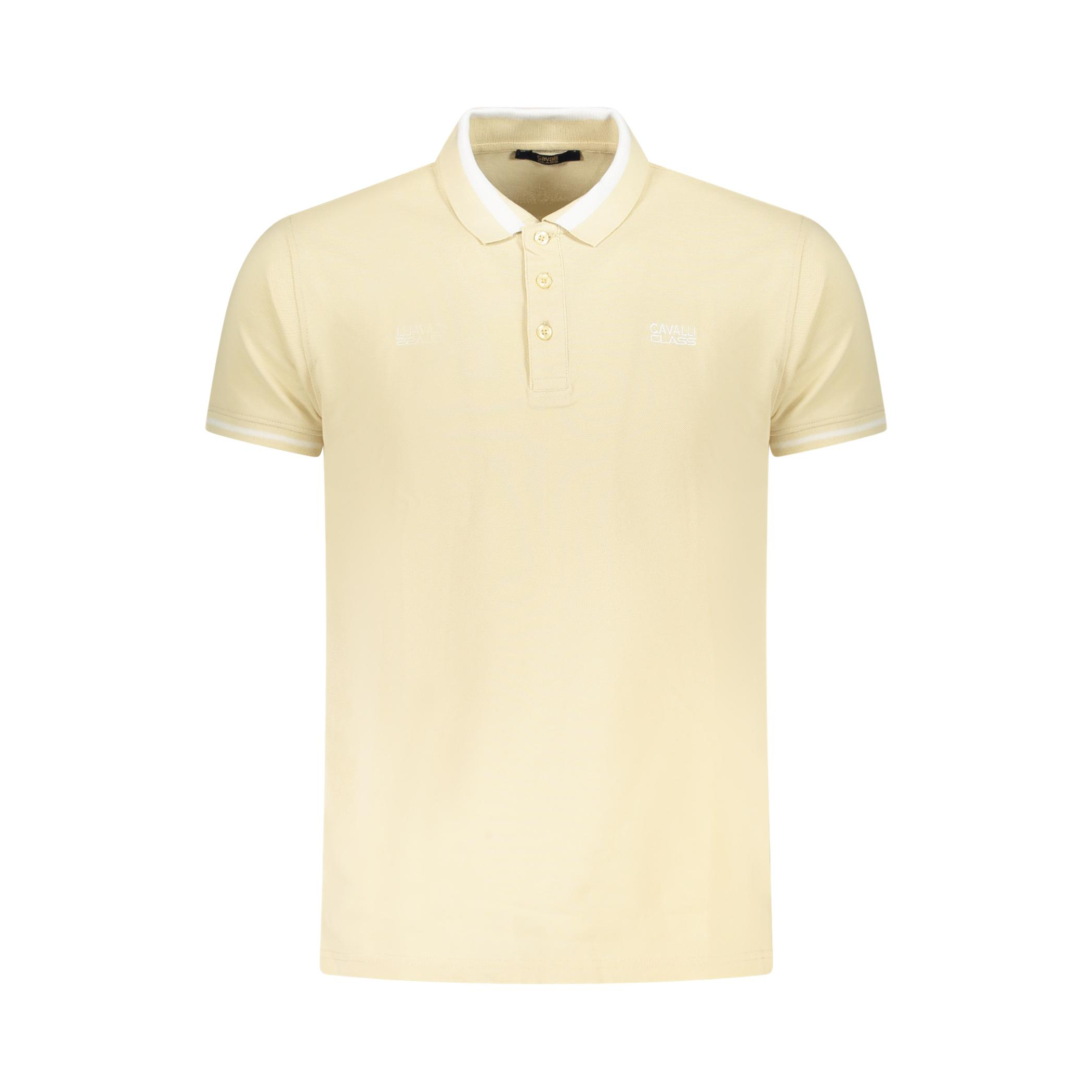 Снимка на Polo с къс ръкав мъжки бежов CAVALLI CLASS