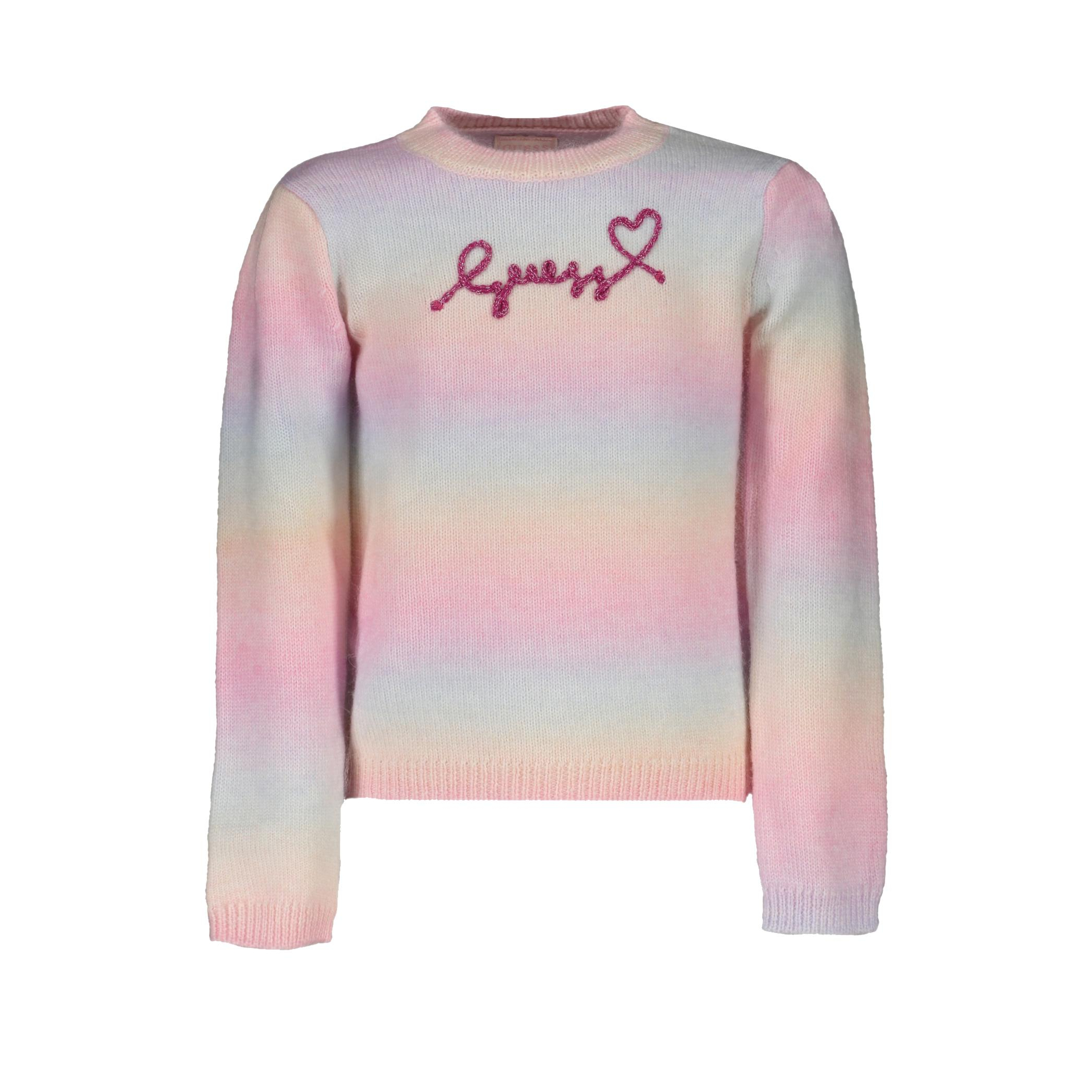 Снимка на Розов пуловер за момичета GUESS