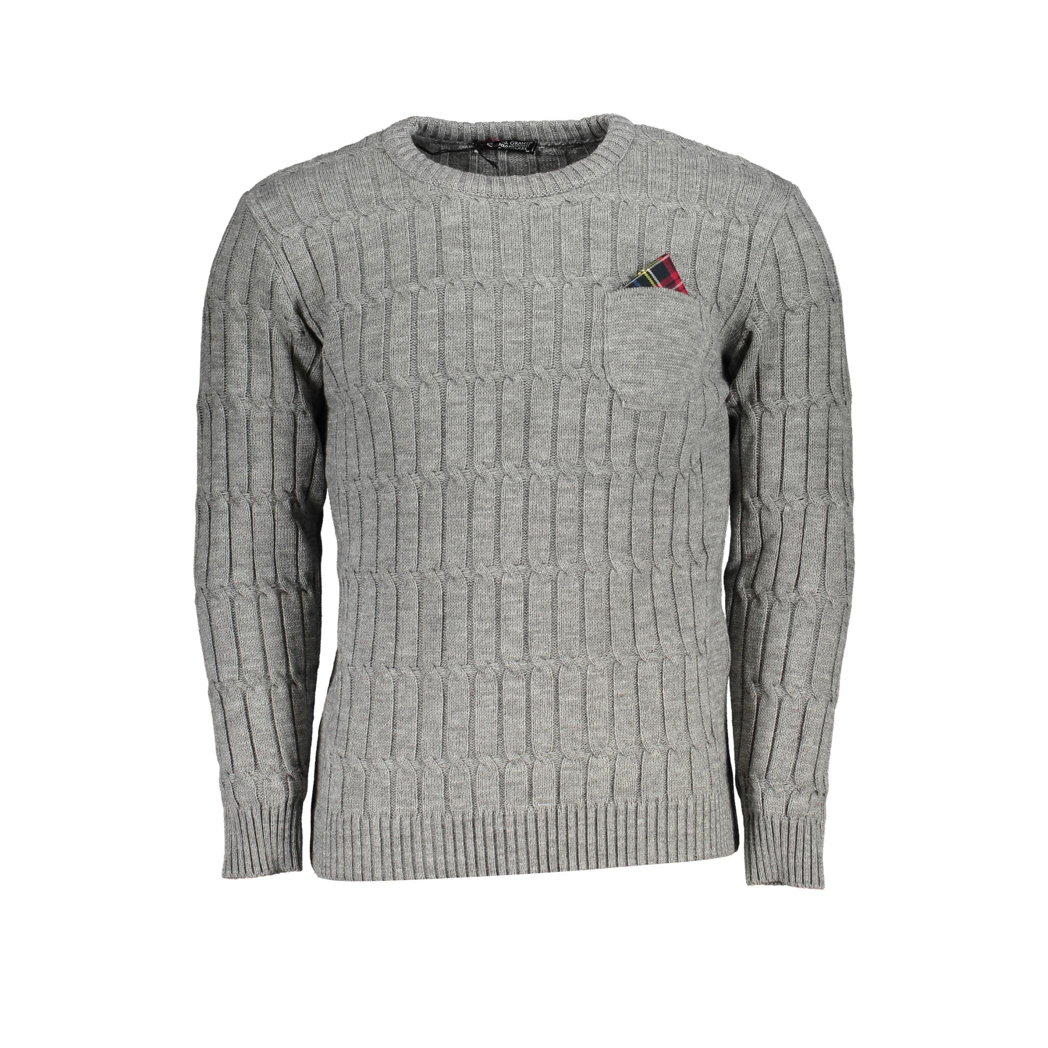 Снимка на Сив мъжки пуловер us grand U.S. GRAND