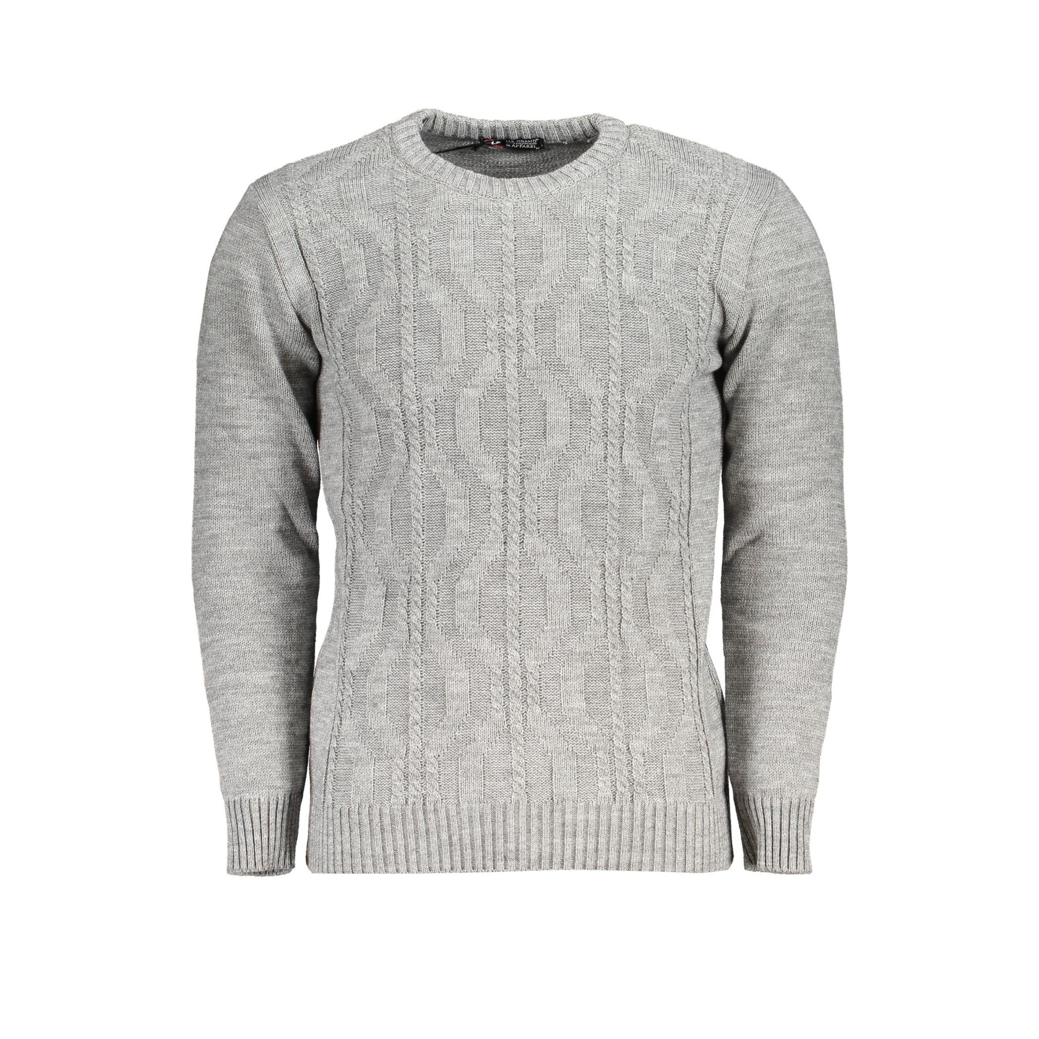 Снимка на Сив мъжки пуловер us grand U.S. GRAND