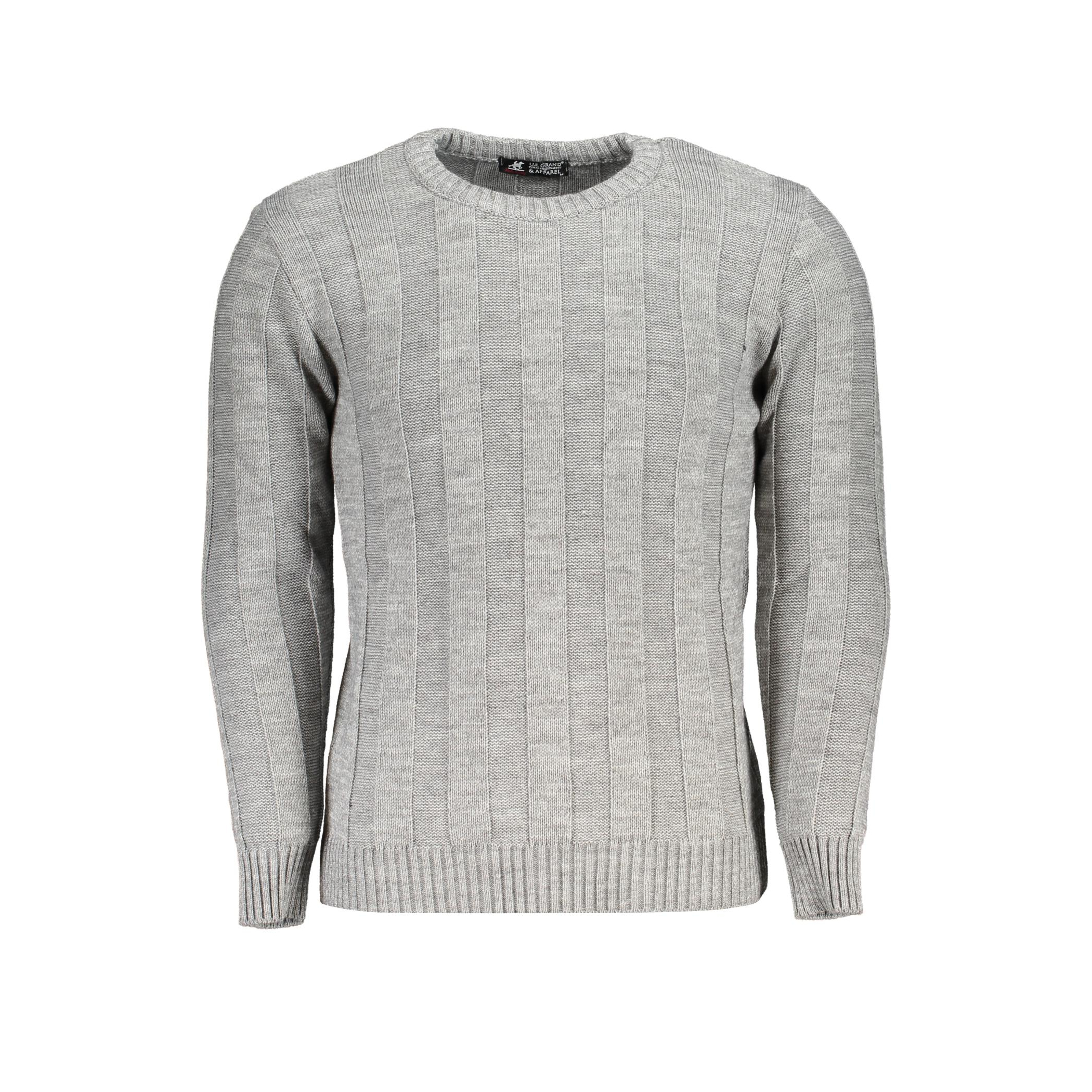 Снимка на Сив мъжки пуловер us grand U.S. GRAND