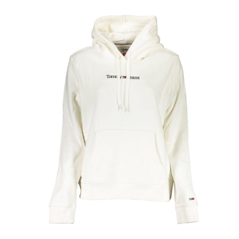 Снимка на Суитшърт без цип дамски бял TOMMY HILFIGER 