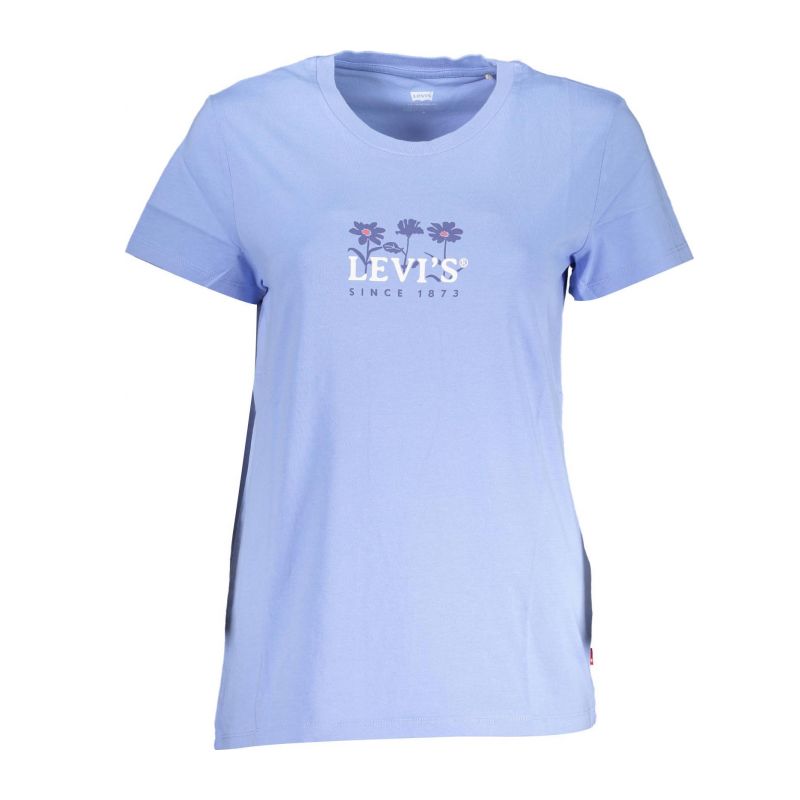 Светло синя дамска тениска с къс ръкав levi's