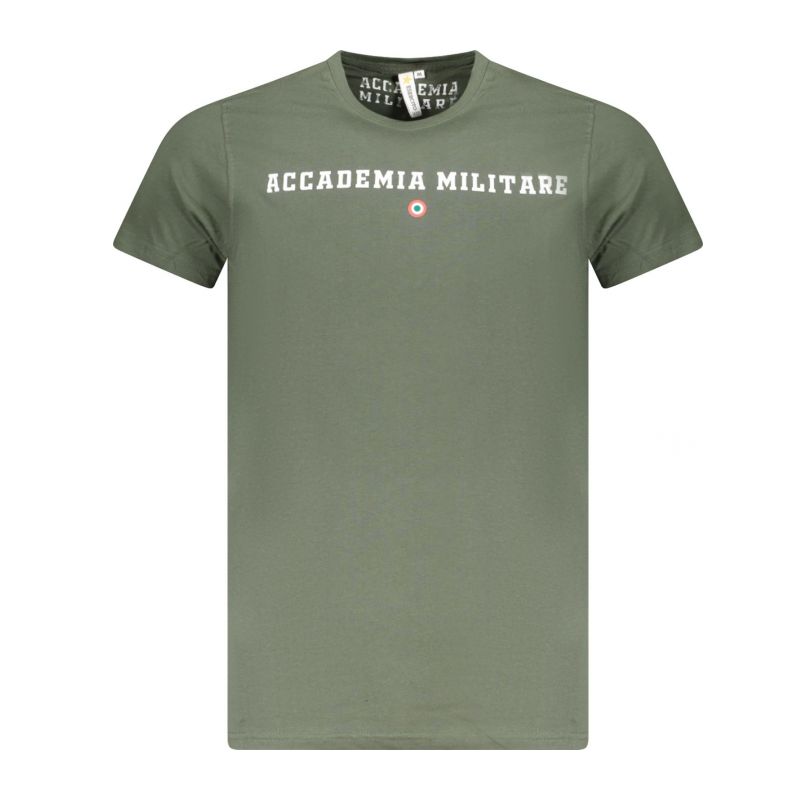 Снимка на Тениска с къс ръкав военна академия мъжка зелена ACCADEMIA MILITARE 