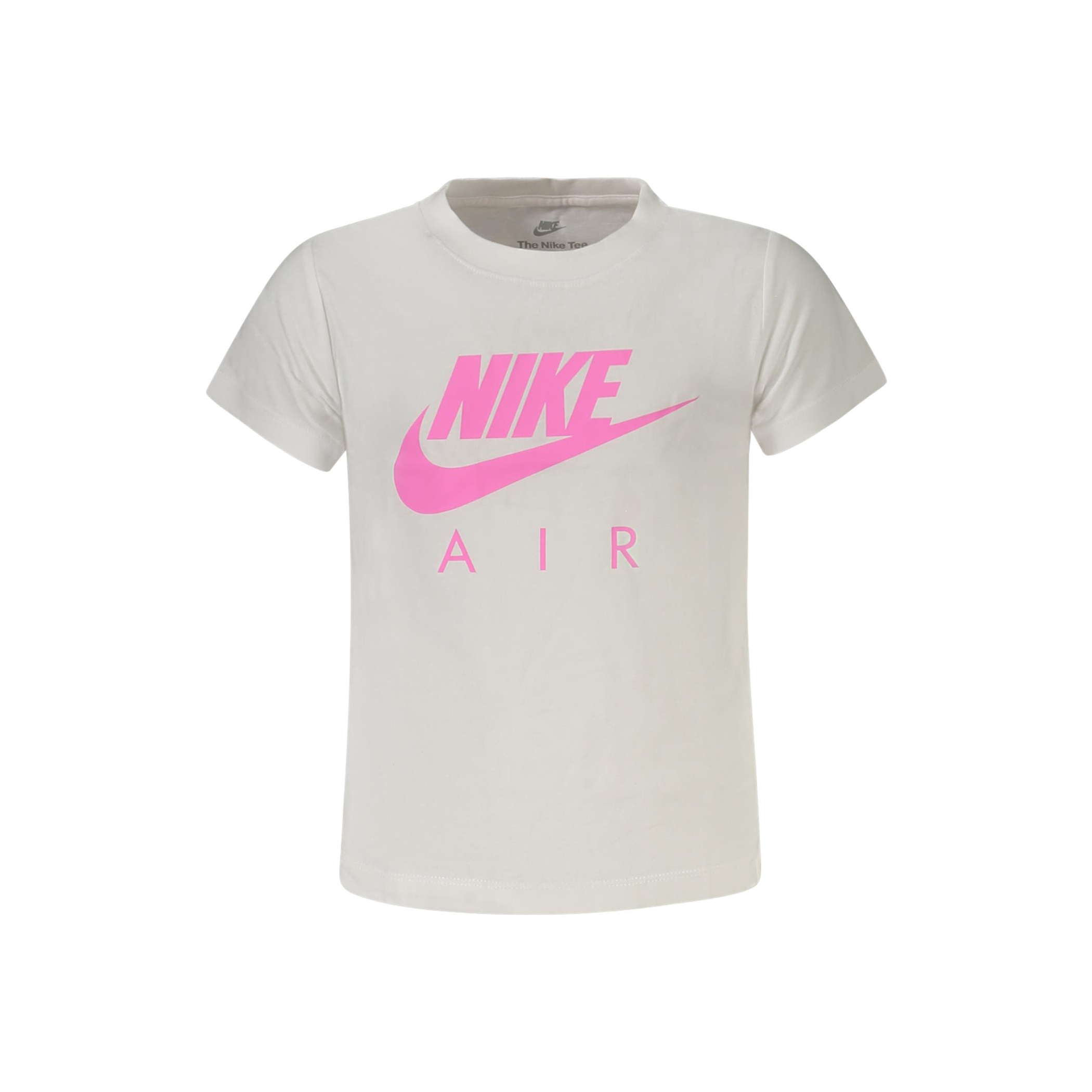Снимка на Тениска с къс ръкав за момичета, бяла NIKE
