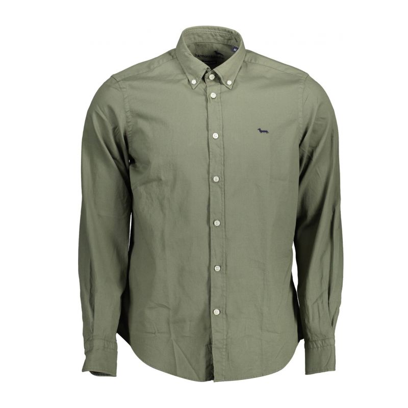Снимка на Зелена мъжка риза с дълъг ръкав harmont & blaine HARMONT&BLAINE 