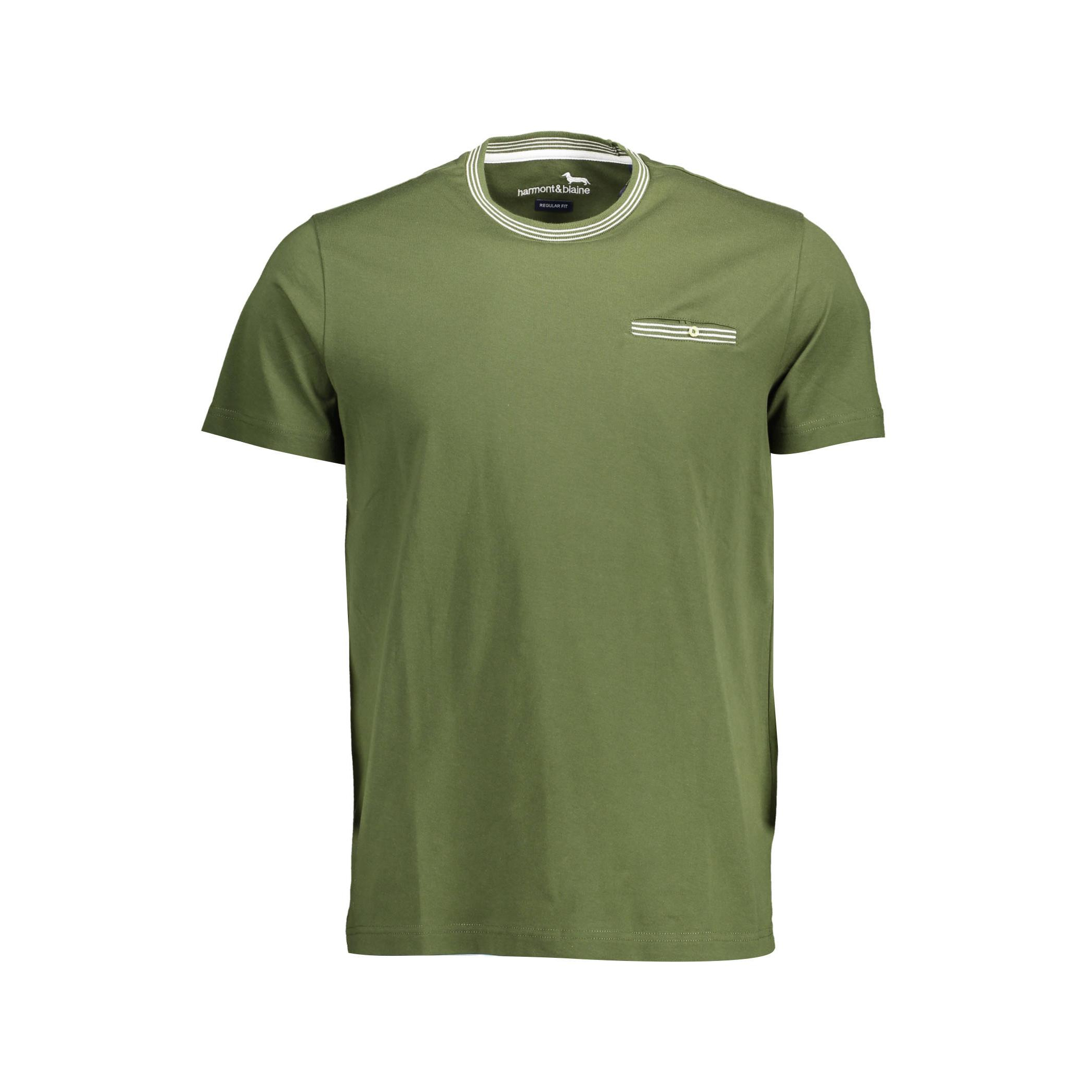 Снимка на Зелена мъжка тениска с къс ръкав harmont & blaine HARMONT&BLAINE