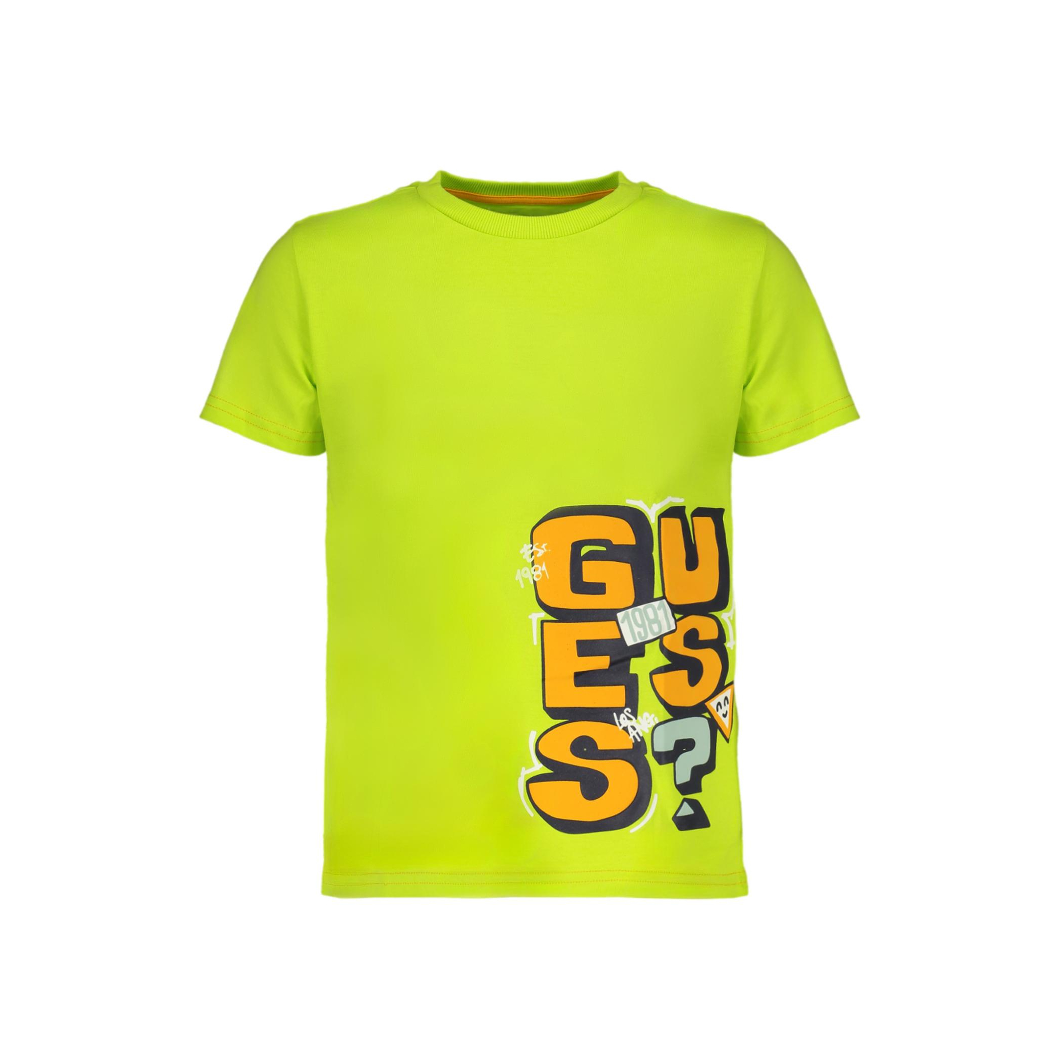 Снимка на Зелена тениска с къс ръкав за детско GUESS