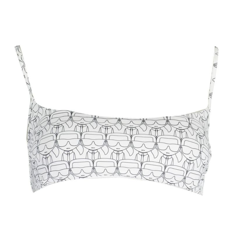 Бански KARL LAGERFELD KL22WTP14_4047039_BIANCOWHIT