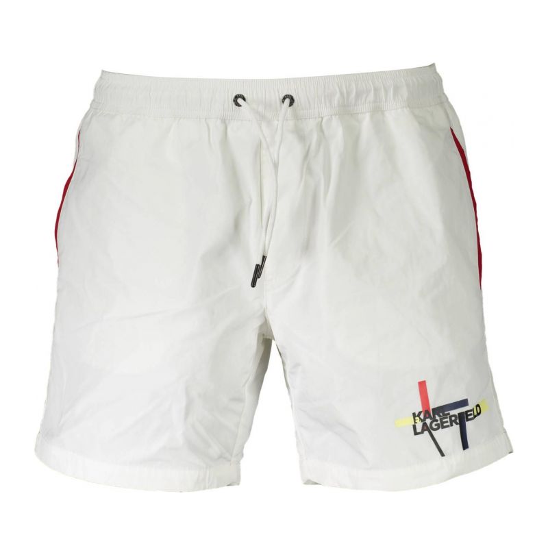 Бански KARL LAGERFELD KL20MBM01_7BC49C8_BIANCOWHIT