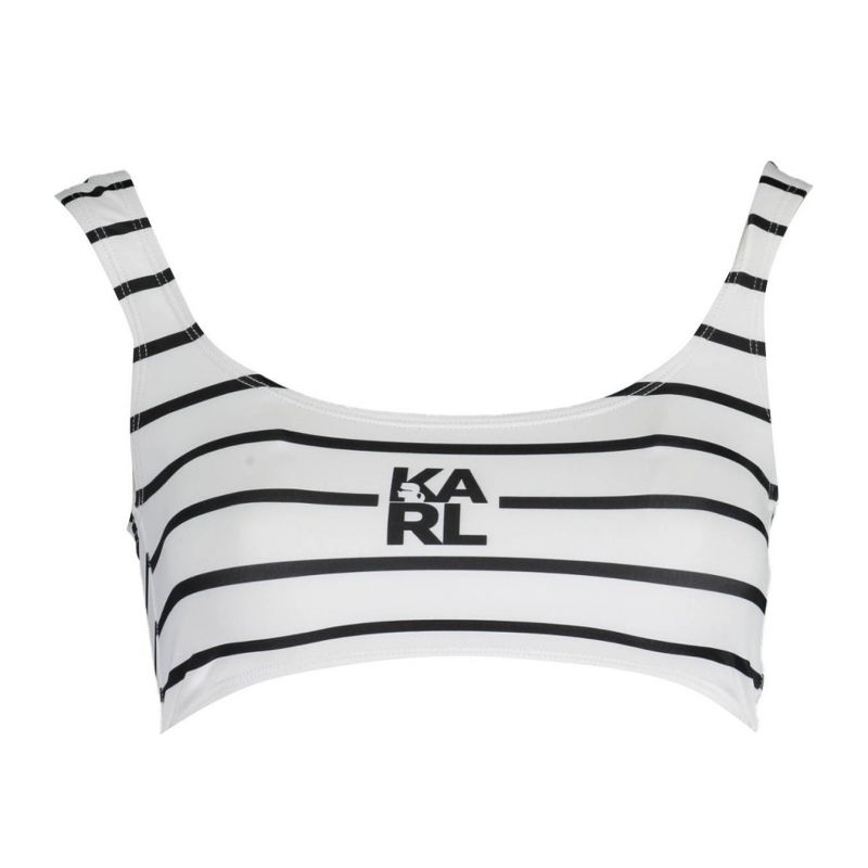 Бански горна част KARL LAGERFELD KL22WTP16_BIANCO_WHITE