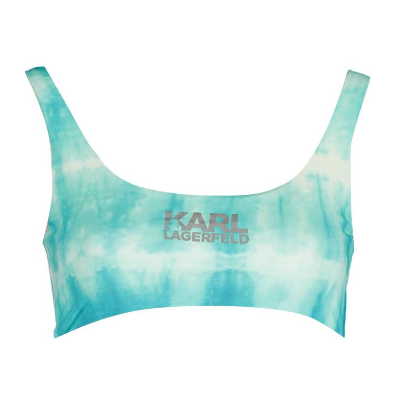 Бански горна част KARL LAGERFELD KL22WTP18_AZZURRO_CERAMIC
